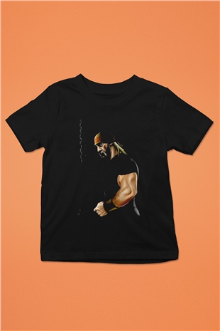 Hulk Hogan Siyah Unisex  Çocuk Tişört