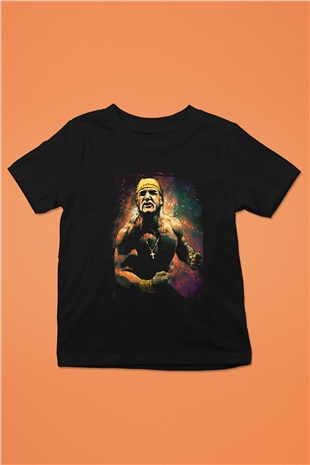 Hulk Hogan Siyah Unisex  Çocuk Tişört
