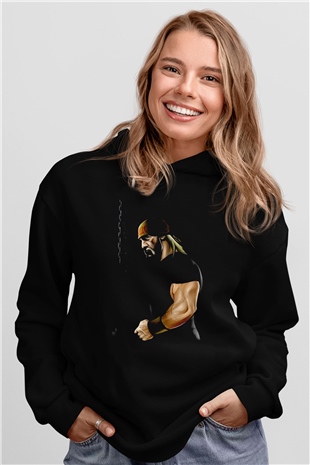 Hulk Hogan Siyah Unisex Hoodie