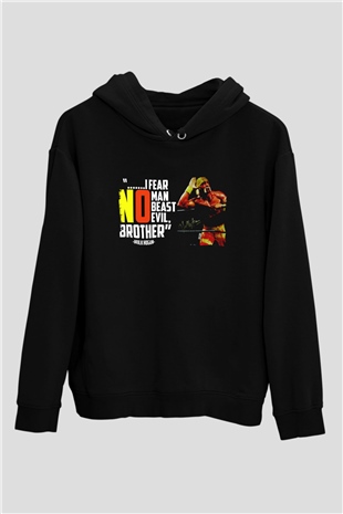 Hulk Hogan Siyah Unisex Hoodie