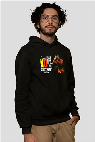 Hulk Hogan Siyah Unisex Hoodie