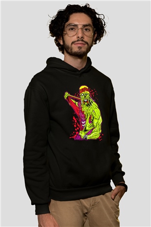 Hulk Hogan Siyah Unisex Hoodie