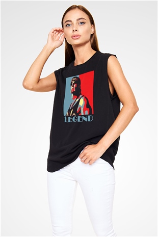 Hulk Hogan Siyah Unisex Kolsuz Tişört