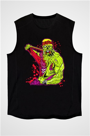 Hulk Hogan Siyah Unisex  Kolsuz Tişört