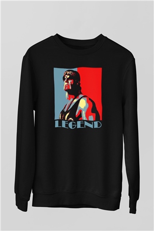 Hulk Hogan Siyah Unisex Sweatshirt