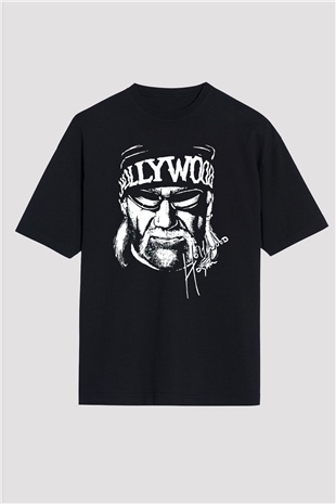 Hulk Hogan Siyah Oversize Tişört