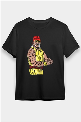 Hulk Hogan Siyah Unisex Tişört
