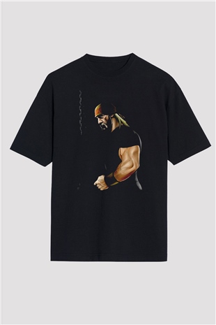 Hulk Hogan Siyah Oversize Tişört
