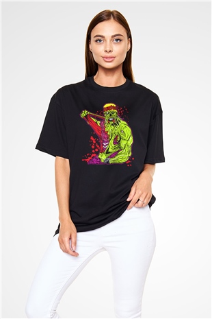 Hulk Hogan Siyah Oversize Tişört