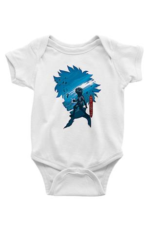 Hunter X Hunter Baskılı Beyaz Unisex Bebek Body - Zıbın