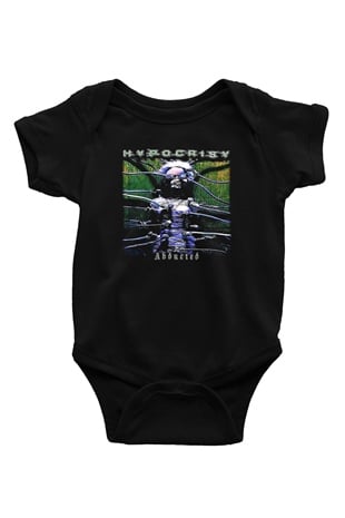 Hypocrispy Baskılı Unisex Siyah Bebek Body - Zıbın