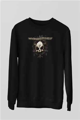 Hypocrispy Baskılı Unisex Siyah Sweatshirt
