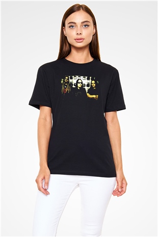 Hypocrisy Baskılı Unisex Siyah Tişört - Tshirt