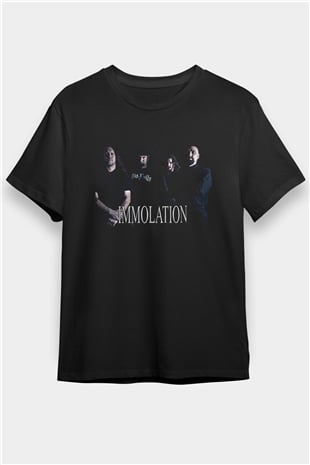 Hypocrisy Baskılı Unisex Siyah Tişört - Tshirt