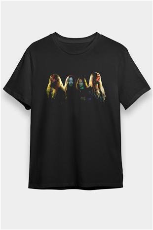 Hypocrisy Baskılı Unisex Siyah Tişört - Tshirt