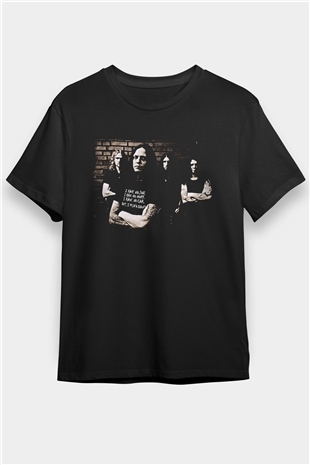 Hypocrisy Baskılı Unisex Siyah Tişört - Tshirt