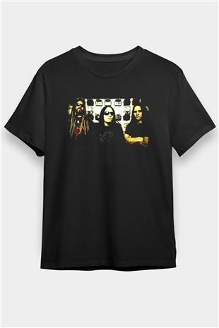 Hypocrisy Baskılı Unisex Siyah Tişört - Tshirt