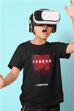 I Prevail Baskılı Unisex Siyah Çocuk Tişört - Tshirt