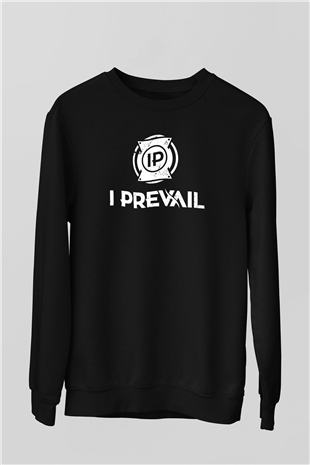 I Prevail Baskılı Unisex Siyah Sweatshirt