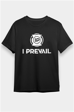 I Prevail Baskılı Unisex Siyah Tişört - Tshirt
