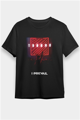 I Prevail Baskılı Unisex Siyah Tişört - Tshirt