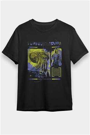 I Prevail Baskılı Unisex Siyah Tişört - Tshirt