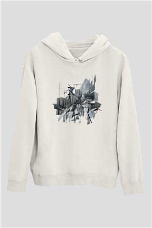 İç mimar Beyaz Unisex Hoodie