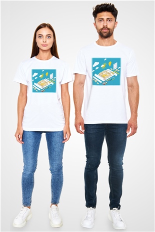 İç mimar Beyaz Unisex Tişört T-Shirt - TişörtFabrikası