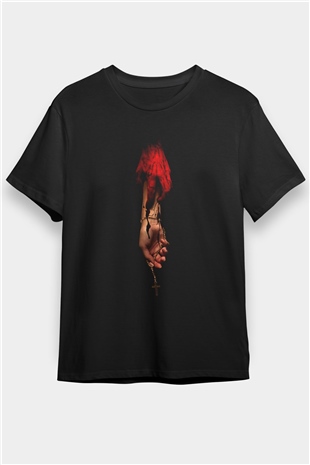 Ice Nine Kills Baskılı Unisex Siyah Tişört - Tshirt