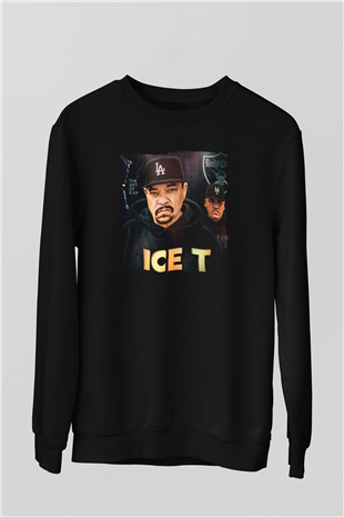 Ice-T Siyah Unisex Sweatshirt