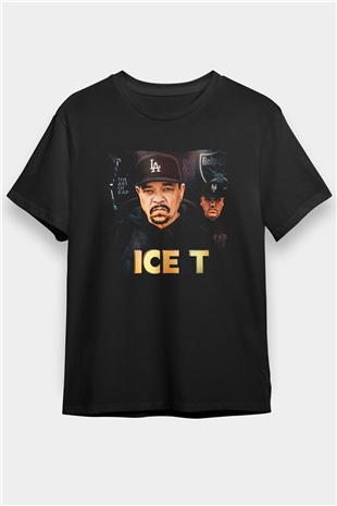Ice-T Siyah Unisex Tişört T-Shirt - TişörtFabrikası