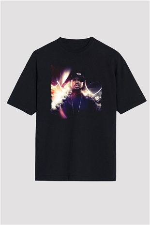 Ice-T Siyah Oversize Tişört Oversize T-shirt - TişörtFabrikası