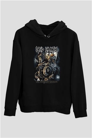 Iced Earth Siyah Unisex Hoodie
