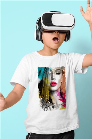 Iggy Azalea Beyaz Unisex Çocuk Tişört