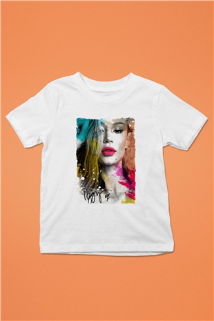 Iggy Azalea Beyaz Unisex Çocuk Tişört