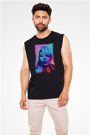 Iggy Azalea Siyah Unisex Kolsuz Tişört