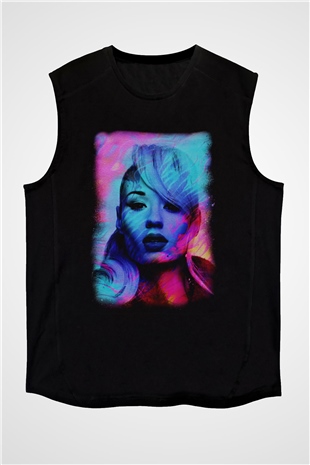 Iggy Azalea Siyah Unisex Kolsuz Tişört