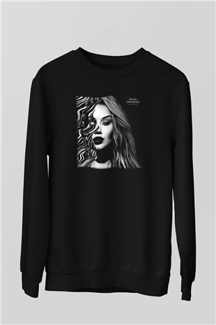 Iggy Azalea Siyah Unisex Sweatshirt
