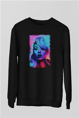 Iggy Azalea Siyah Unisex Sweatshirt