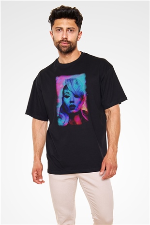 Iggy Azalea Siyah Oversize Tişört Oversize T-shirt - TişörtFabrikası