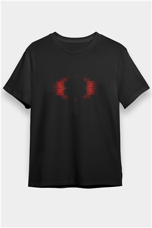 Illüzyon Siyah Unisex Tişört T-Shirt - TişörtFabrikası