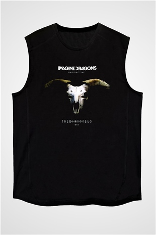 Imagine Dragons Siyah Unisex Kolsuz Tişört