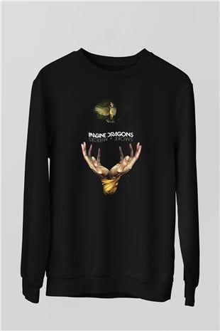 Imagine Dragons Siyah Unisex Sweatshirt