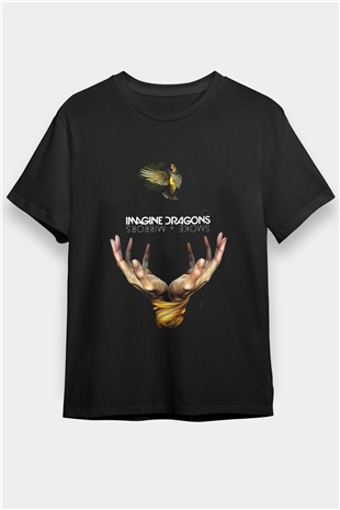Imagine Dragons Siyah Unisex Tişört T-Shirt - TişörtFabrikası