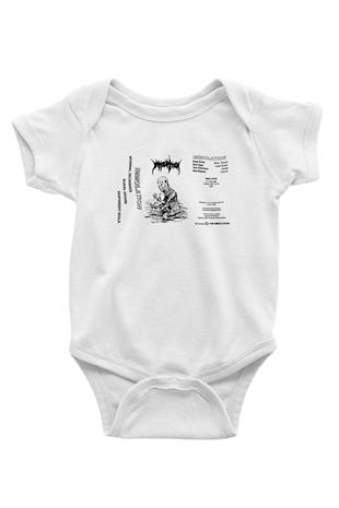 Immolation Baskılı Beyaz Unisex Bebek Body - Zıbın