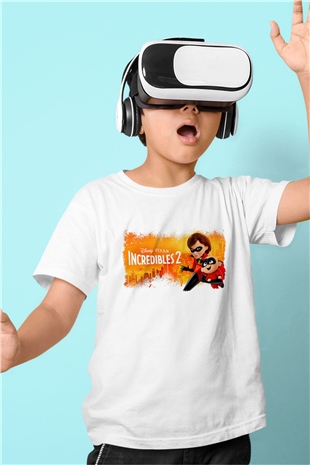 Incredibles (The) Beyaz Unisex Çocuk Tişört