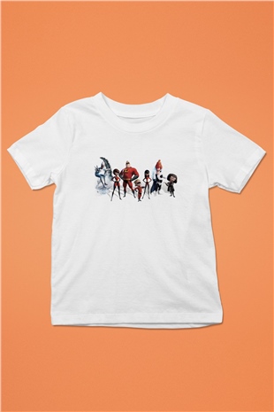 Incredibles (The) Beyaz Unisex Çocuk Tişört