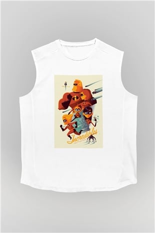 Incredibles (The) Beyaz Unisex Kolsuz Tişört