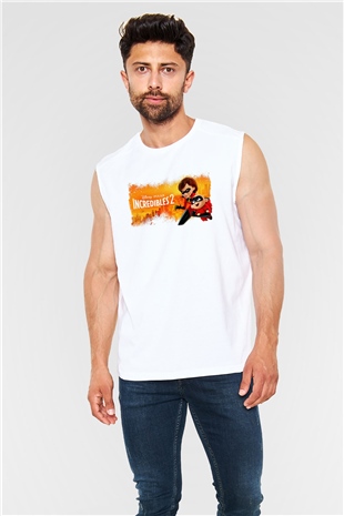 Incredibles (The) Beyaz Unisex Kolsuz Tişört