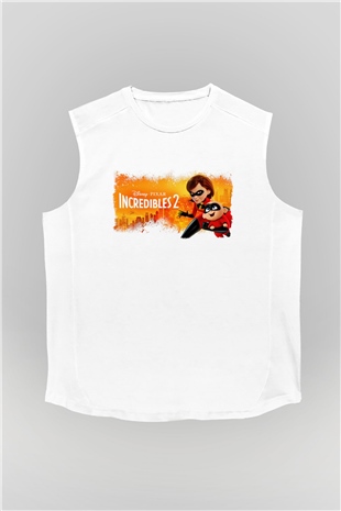 Incredibles (The) Beyaz Unisex Kolsuz Tişört